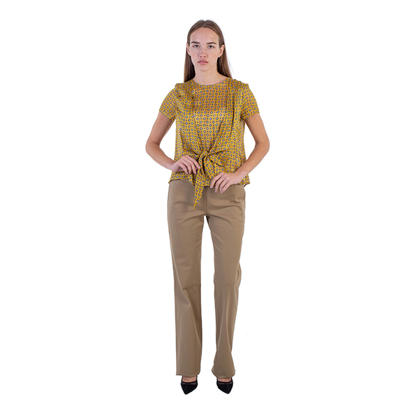 Elmas Phil Blouse Women size M Midnight Blue - Picture 1 of 5